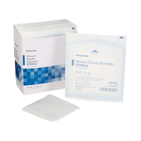 Mckesson Sterile Gauze Sponge, 4 x 4 Inch, 2PK 16-4242